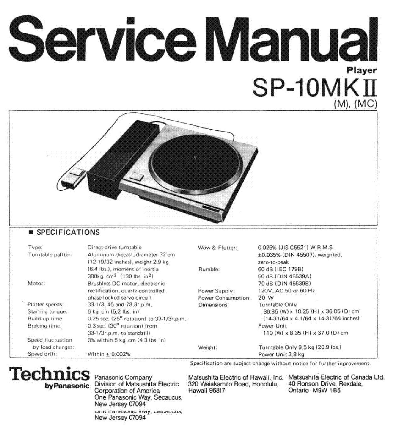 SP10 manual